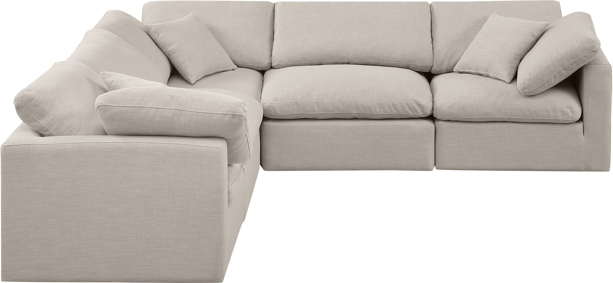 Indulge - Linen 5 Piece Modular Corner Sectional - Urban Living Furniture (Los Angeles, CA)