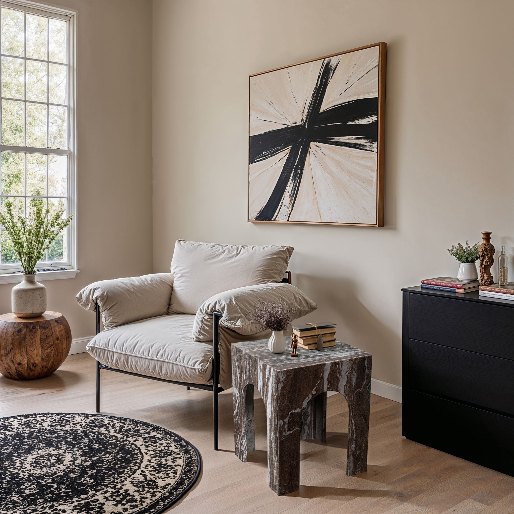 Palermo - Marble End Table - Urban Living Furniture (Los Angeles, CA)