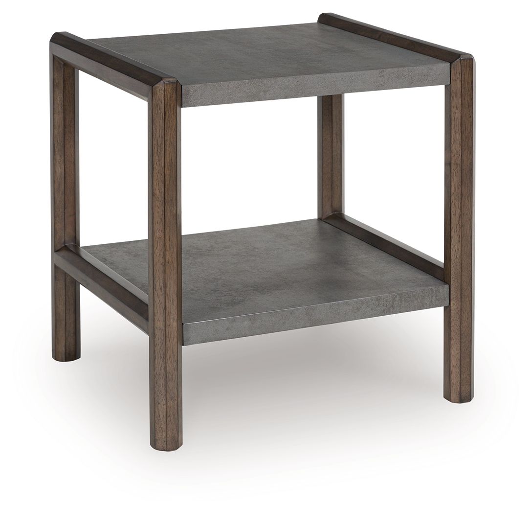 Kallenny - Brown / Gray - Rectangular End Table - Urban Living Furniture (Los Angeles, CA)