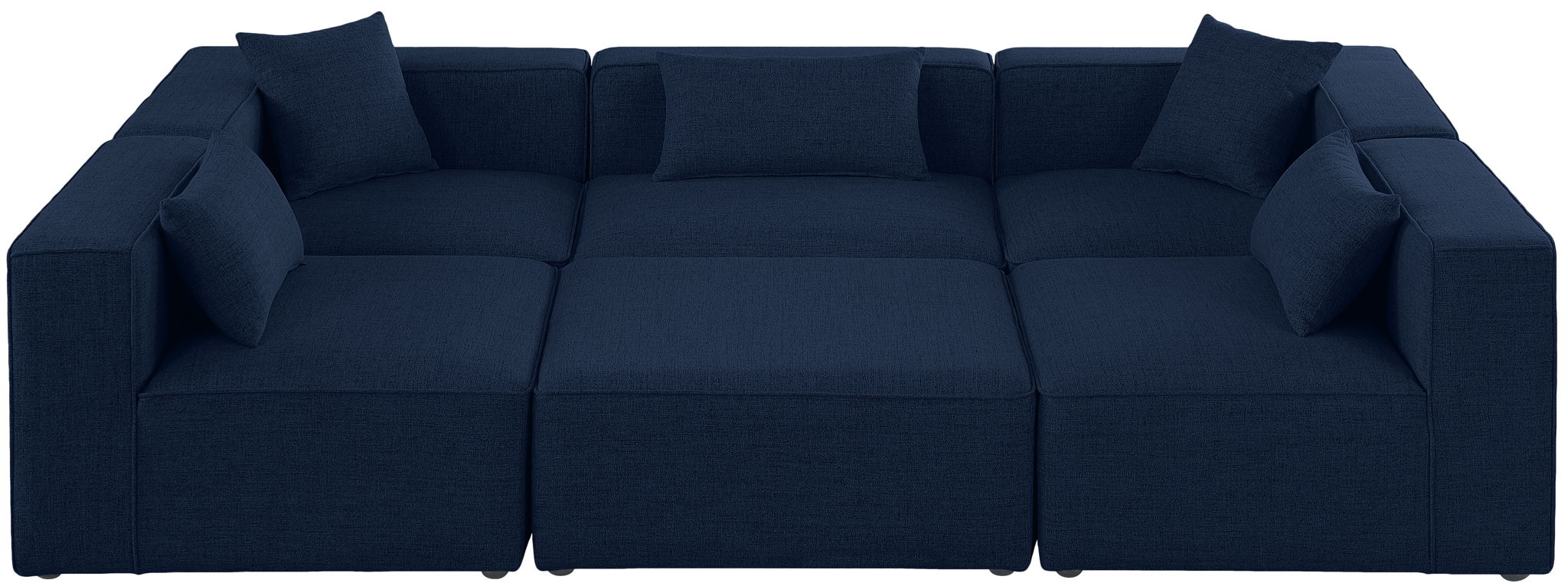 Cube - Linen 6 Piece Modular Sectional - Urban Living Furniture (Los Angeles, CA)