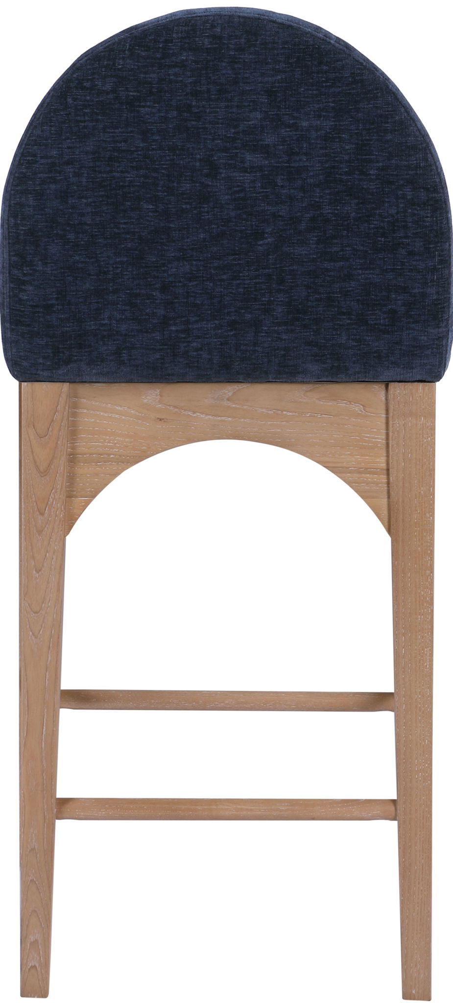 Waldorf - Chenille Stool With Natural Legs - Urban Living Furniture (Los Angeles, CA)