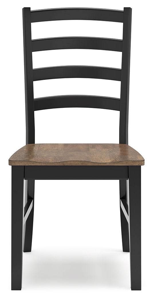 Wildenauer - Dining Room Side Chair (Set of 2) - Brown / Black - Urban Living Furniture (Los Angeles, CA)
