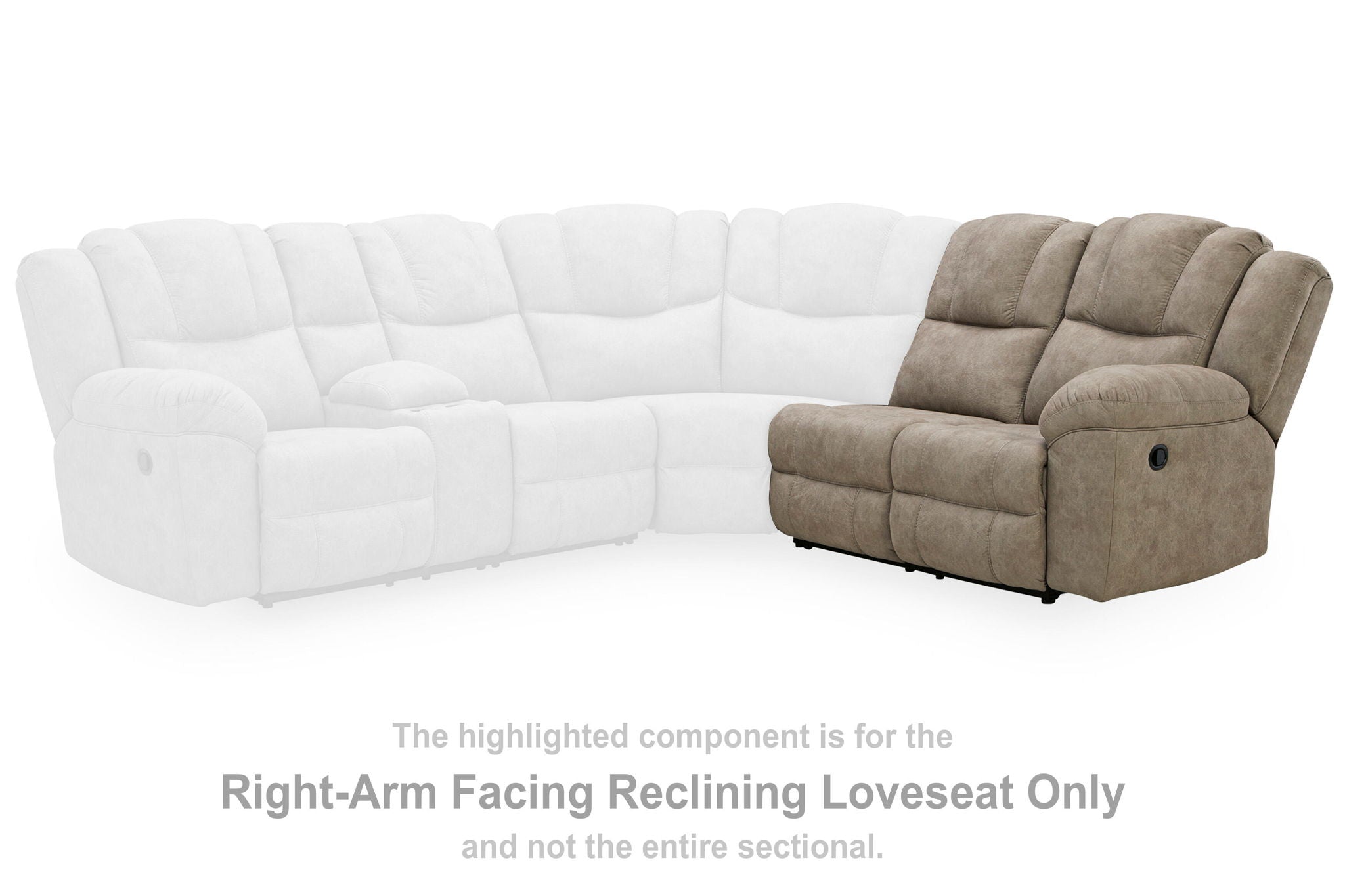 Pearce-Pike - RAF Reclining Loveseat - Birch - Urban Living Furniture (Los Angeles, CA)