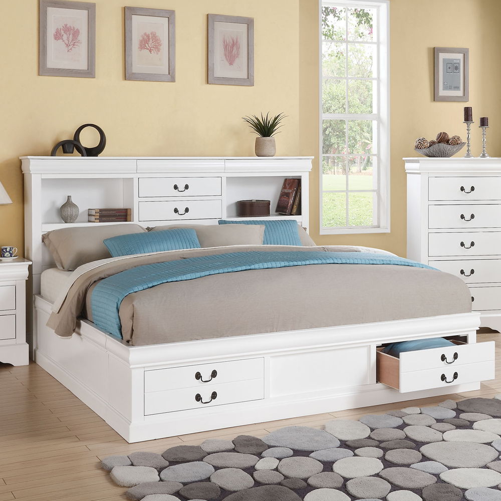Louis Philippe III - Bed w/Storage - Urban Living Furniture (Los Angeles, CA)