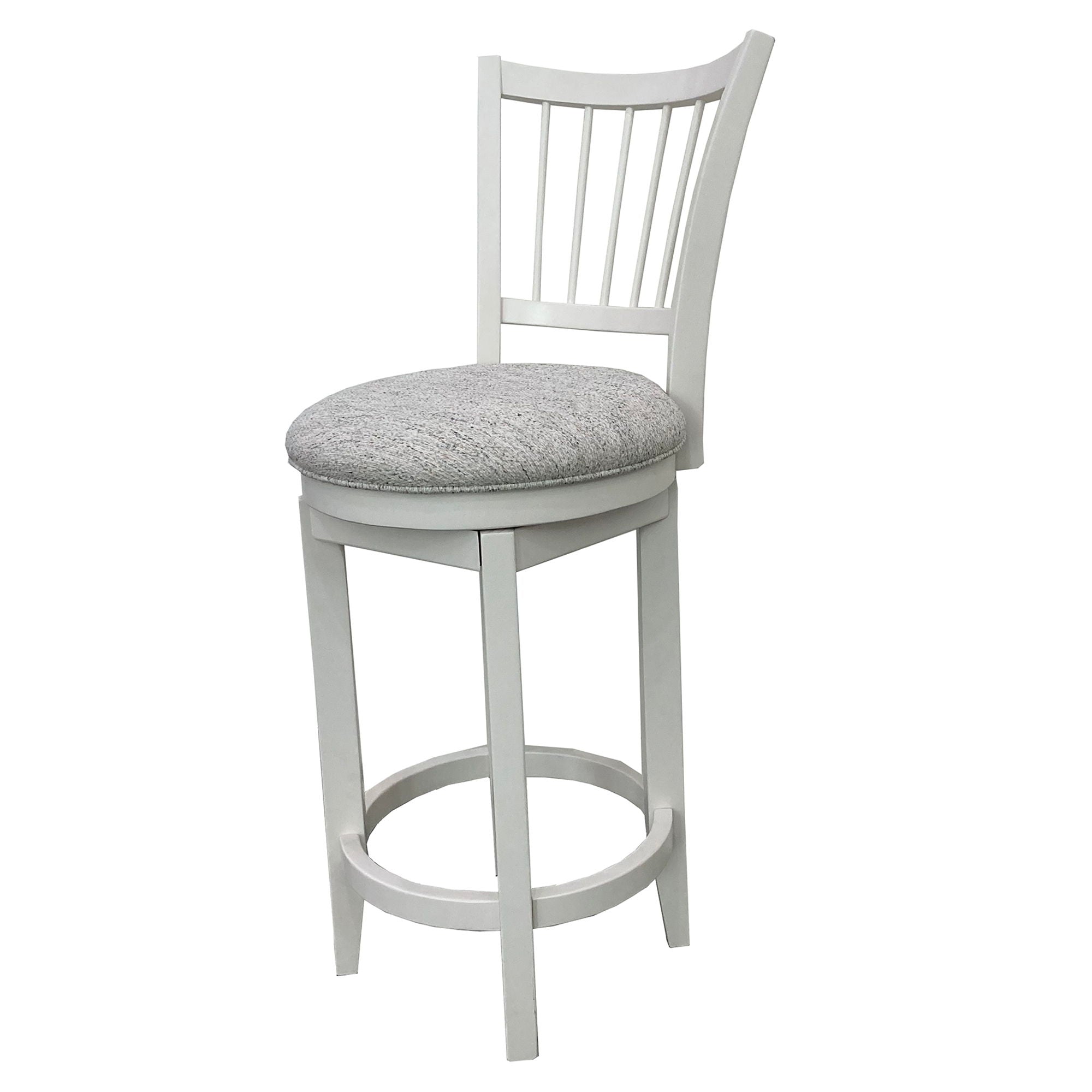 Americana Modern Dining - Spindle Back Swivel Barstool - Cotton - Urban Living Furniture (Los Angeles, CA)