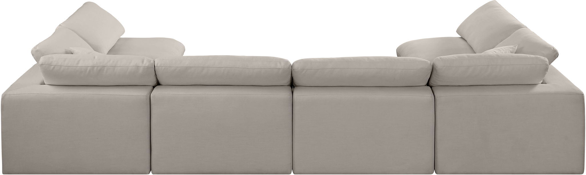 Comfy - 6 Piece Linen Modular Armless Sectional - Urban Living Furniture (Los Angeles, CA)