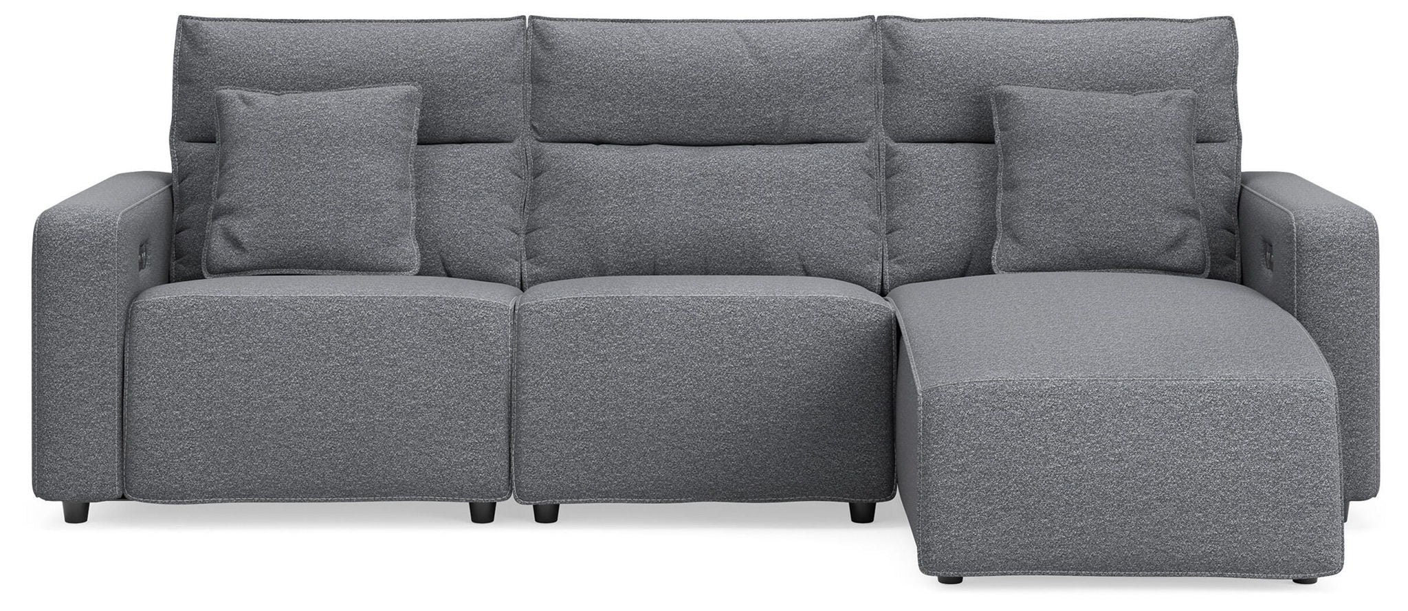 Modmax II - Reclining Sectional - Salt And Pepper - Urban Living Furniture (Los Angeles, CA)