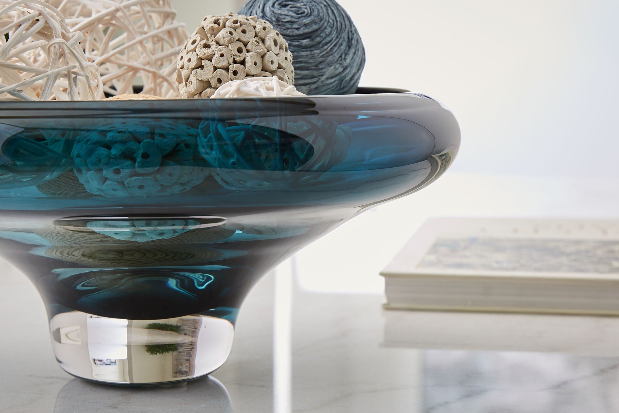 Vallborough - Teal Blue - Bowl - Urban Living Furniture (Los Angeles, CA)