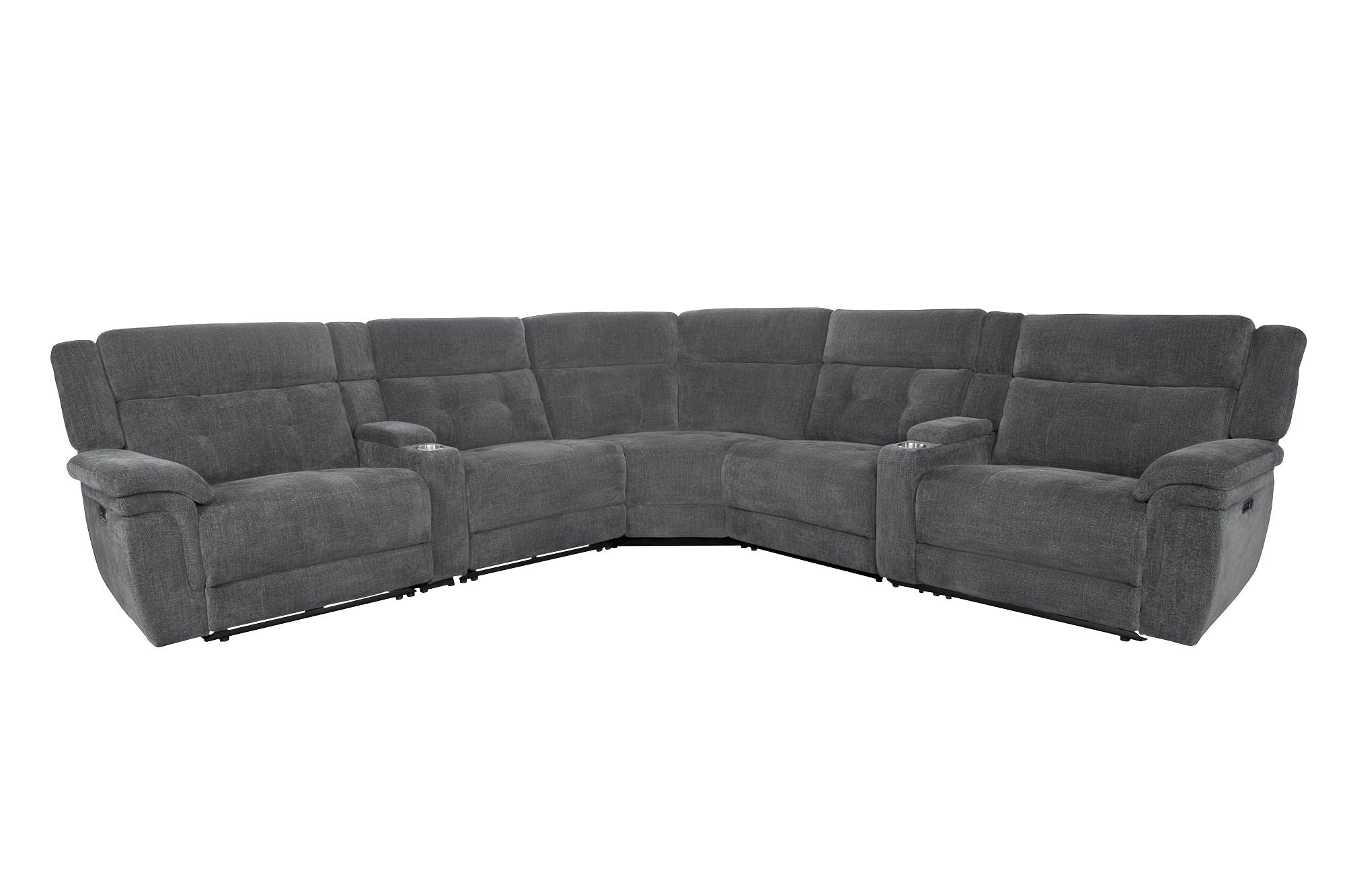 Richland - Modular Power Reclining Sectional With Power Adjustable Headrests - Urban Living Furniture (Los Angeles, CA)