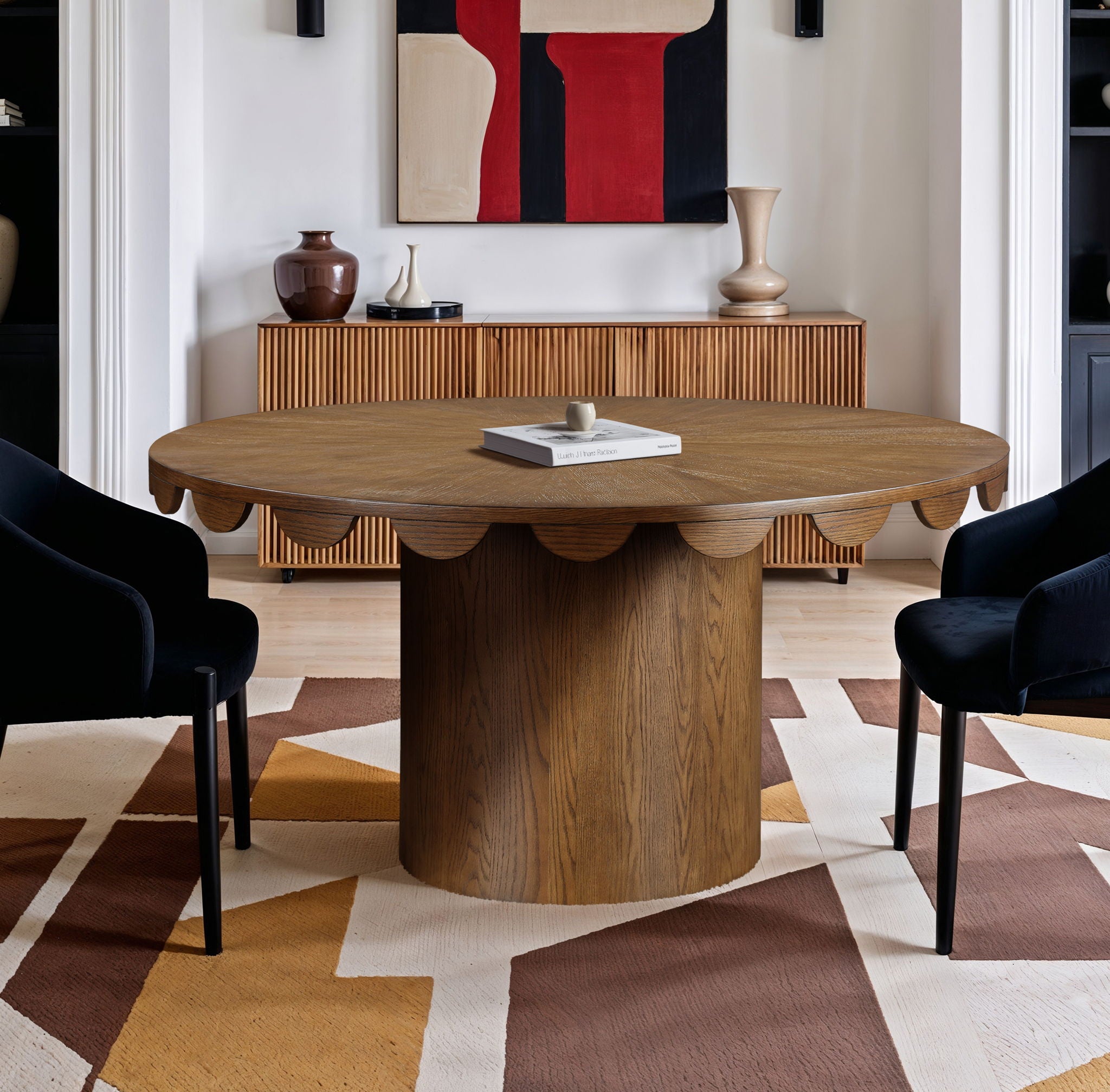Dahlia - Oak Veneer Dining Table - Urban Living Furniture (Los Angeles, CA)