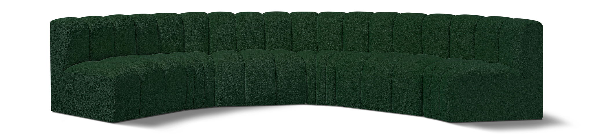 Arc - Boucle Fabric 6 Piece U-Shaped Modular Sofa - Urban Living Furniture (Los Angeles, CA)