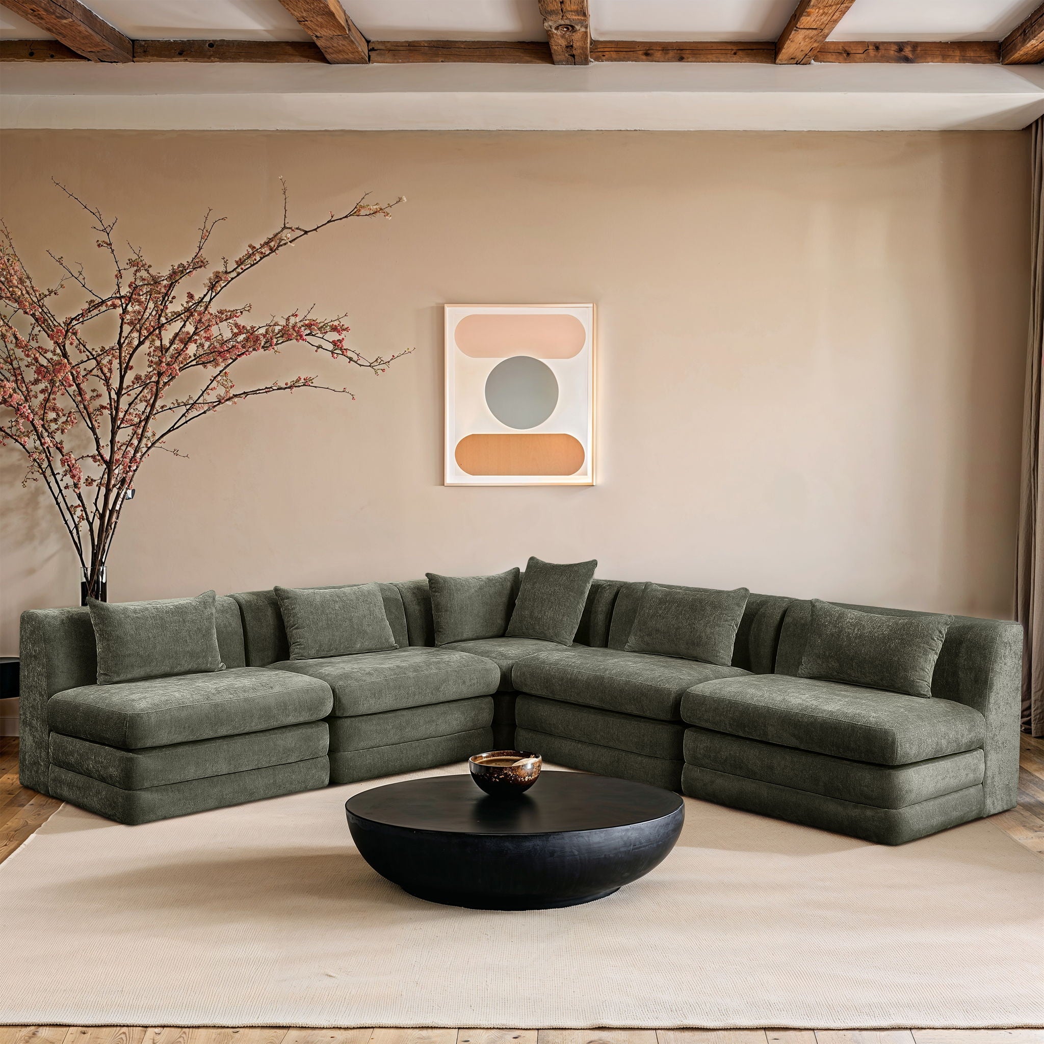 Stellar - 5 Piece Upholstered Modular Sectional - Urban Living Furniture (Los Angeles, CA)