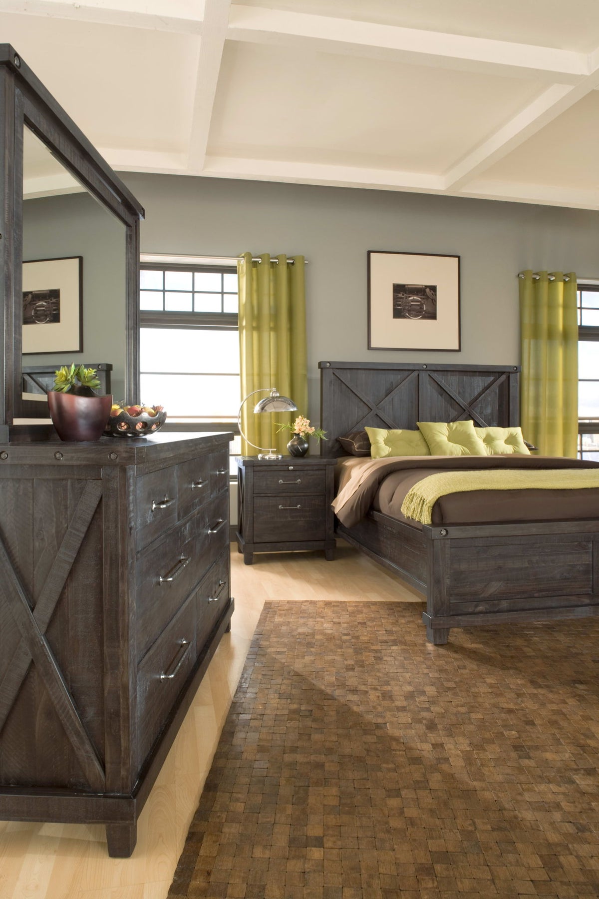 Yosemite - Solid Wood Nightstand - Cafe