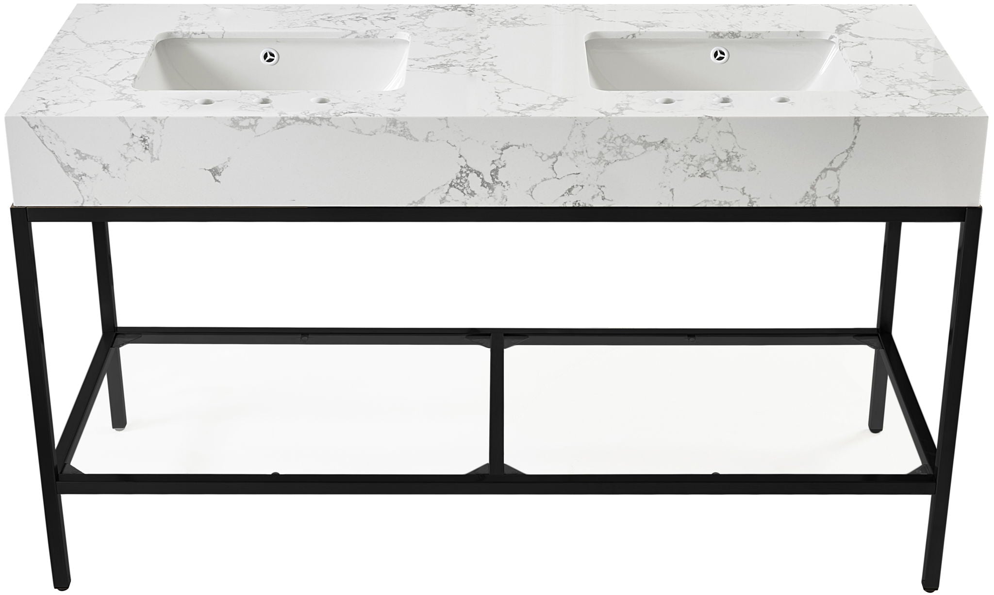 Marmo - Engineered Marble Bathroom Vanity With Black Base - Urban Living Furniture (Los Angeles, CA)