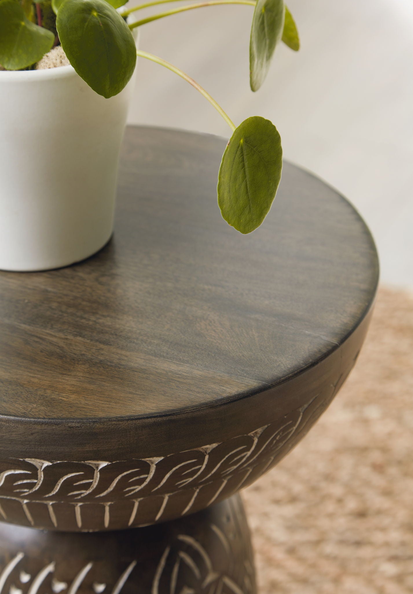 Hadcher - Cream / Brown - Accent Table - Urban Living Furniture (Los Angeles, CA)