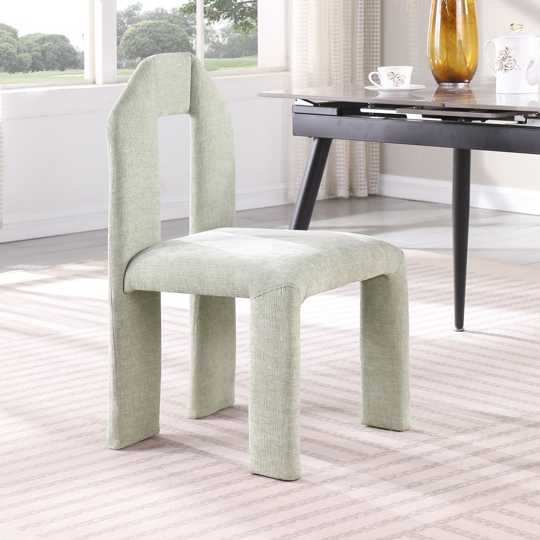 Bennett - Chenille Dining Chair (Set of 2) - Urban Living Furniture (Los Angeles, CA)