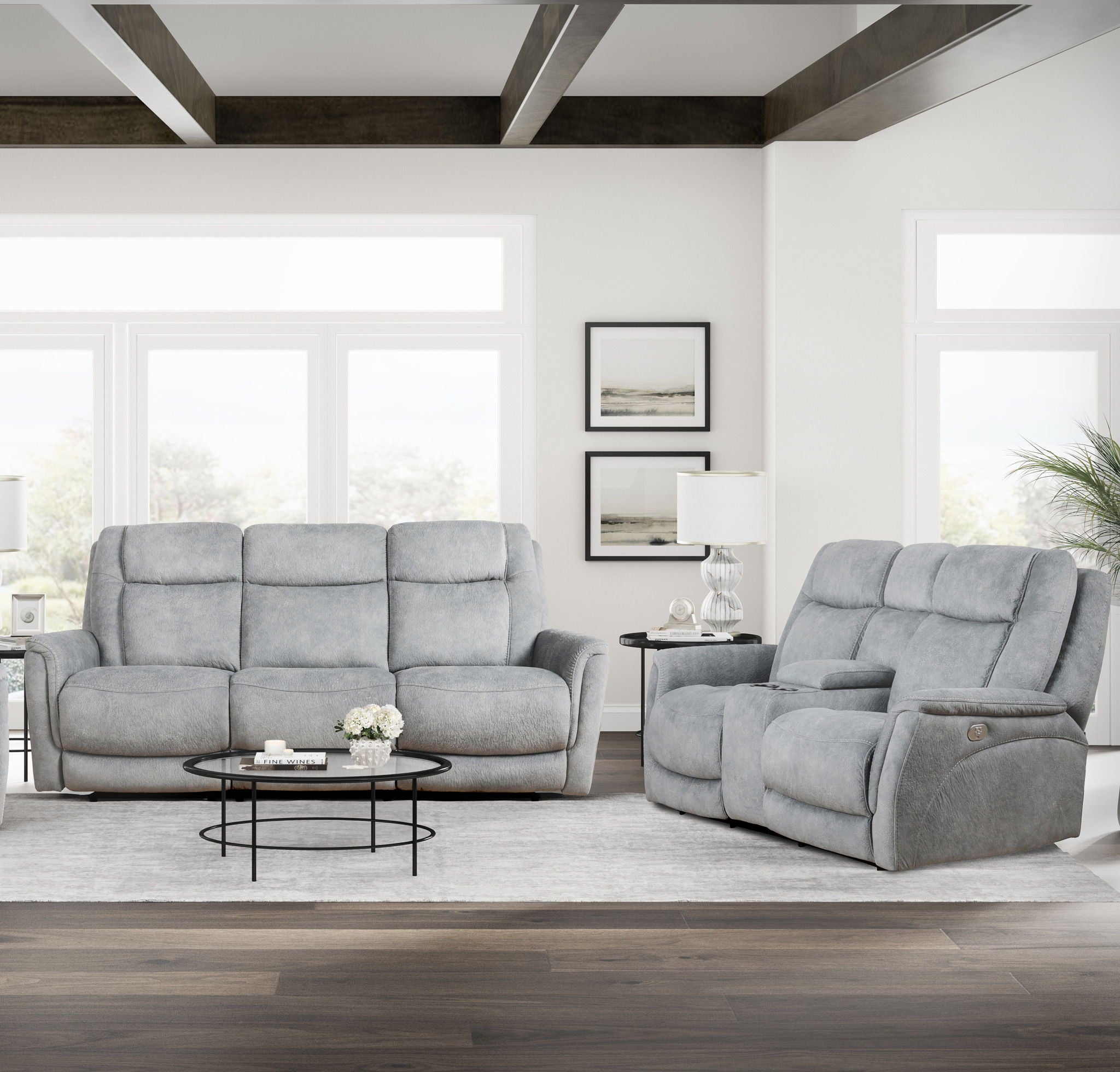 Linus - Power Reclining Sofa Set - Urban Living Furniture (Los Angeles, CA)