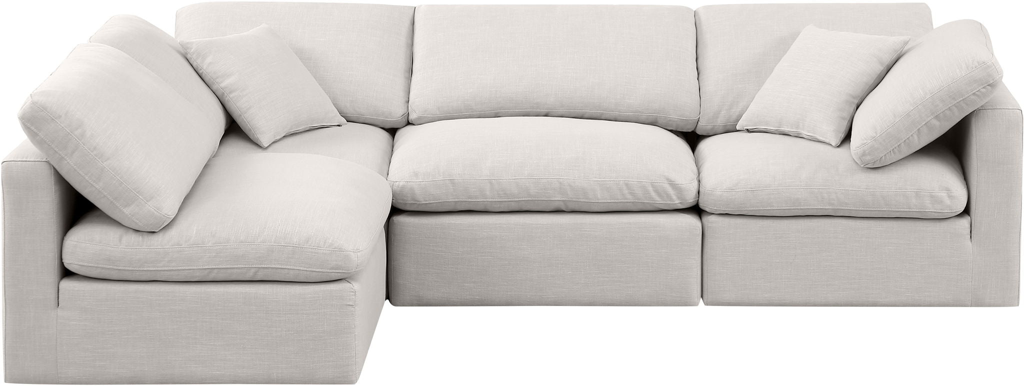 Indulge - Linen 4 Piece Modular Sectional - Urban Living Furniture (Los Angeles, CA)