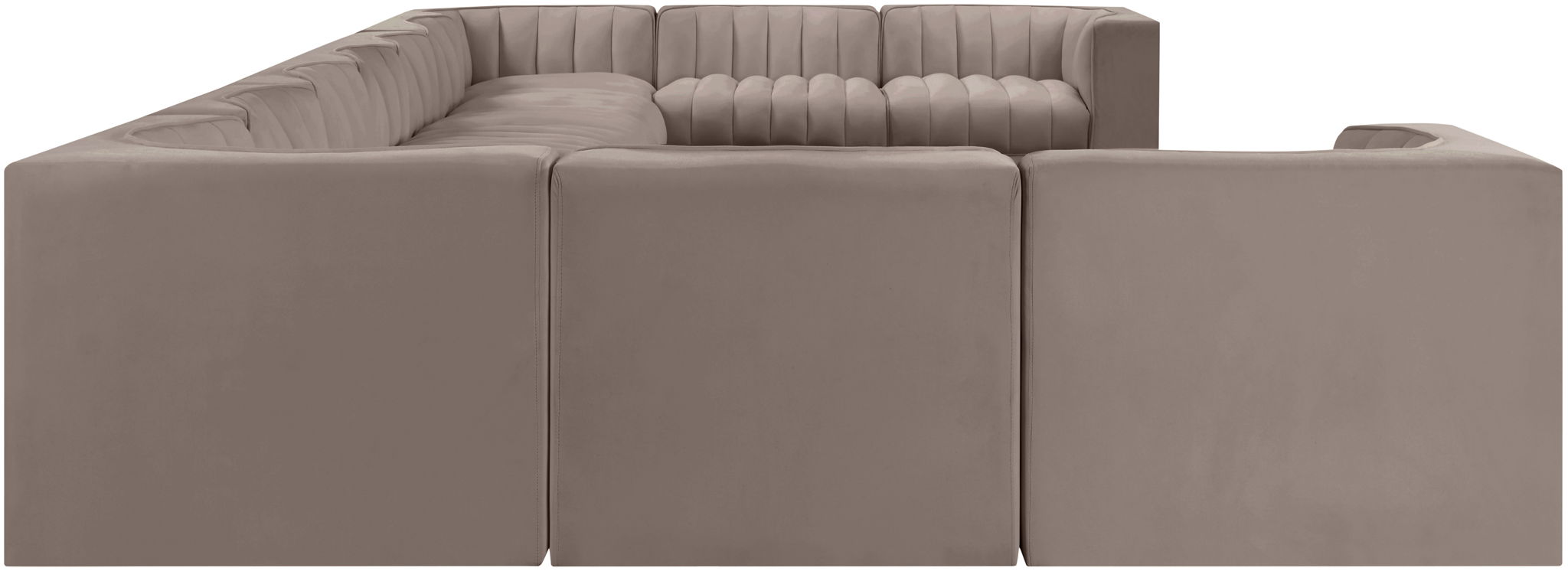 Rummi - Velvet Performance Fabric Upholstered 11 Piece Modular Sectional - Urban Living Furniture (Los Angeles, CA)