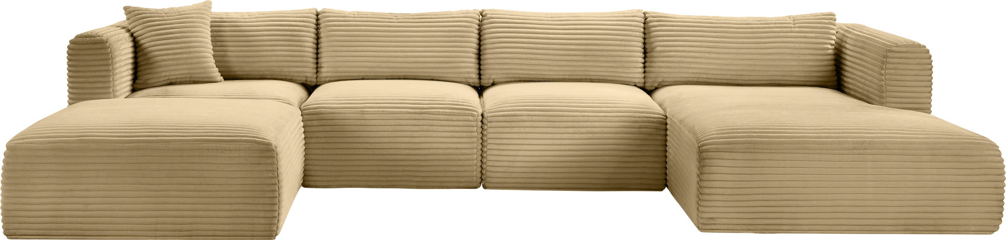 Shaggy - 5 Piece Modular Sectional With Chaise And Ottoman - Urban Living Furniture (Los Angeles, CA)