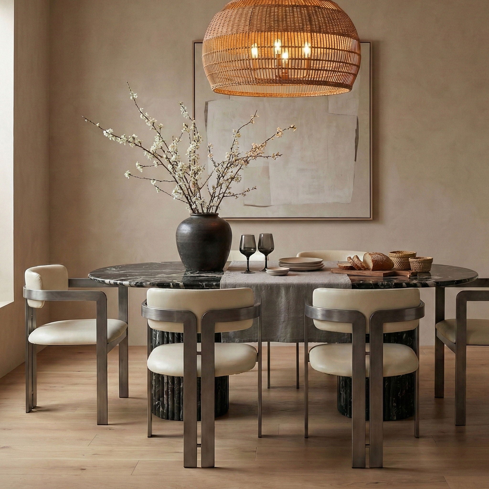 Aurum - Vegan Leather Upholstered Dining Chair With Gray Base (Set of 2) - Urban Living Furniture (Los Angeles, CA)