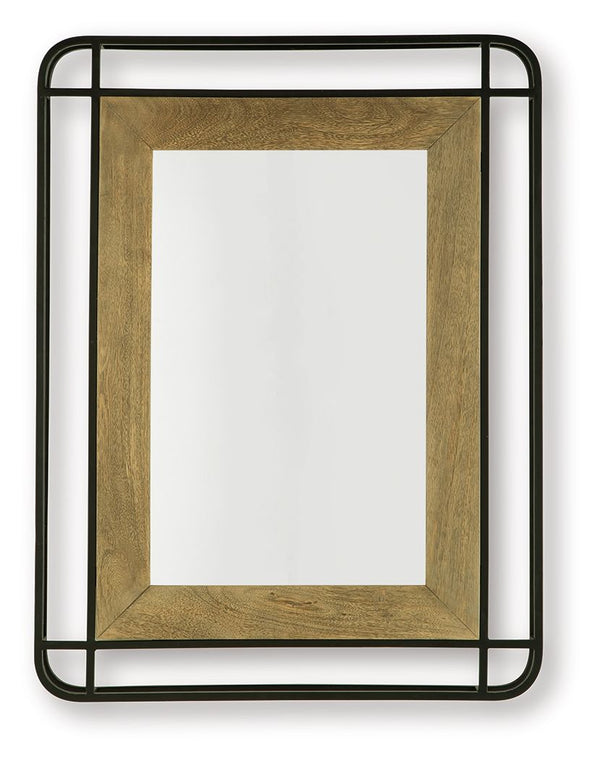 Beelman - Black / Brown - Accent Mirror