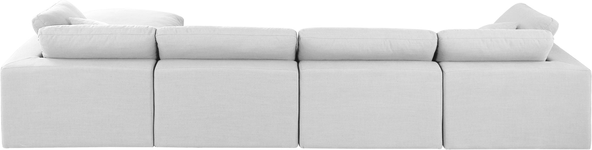 Comfy - 5 Piece Linen Modular Sectional With Chaise - Urban Living Furniture (Los Angeles, CA)