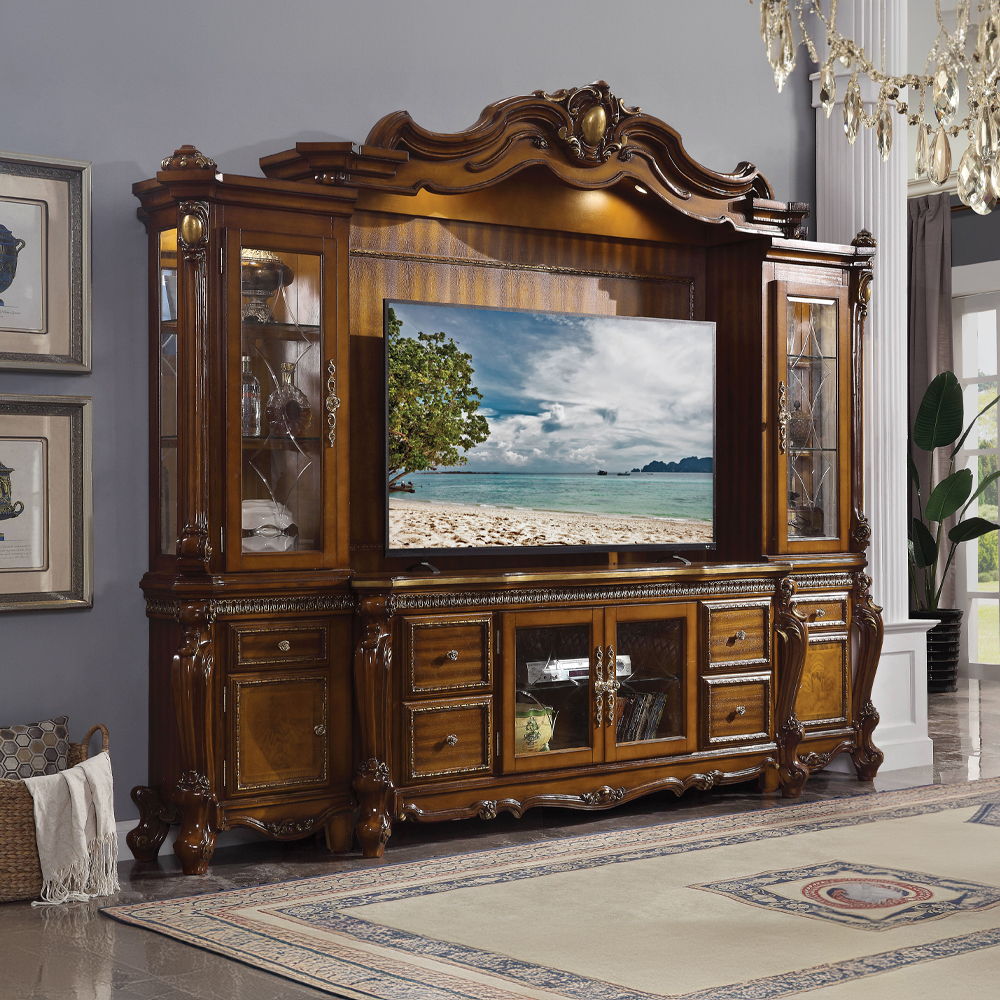 Picardy - Entertainment Center - Honey Oak - Urban Living Furniture (Los Angeles, CA)