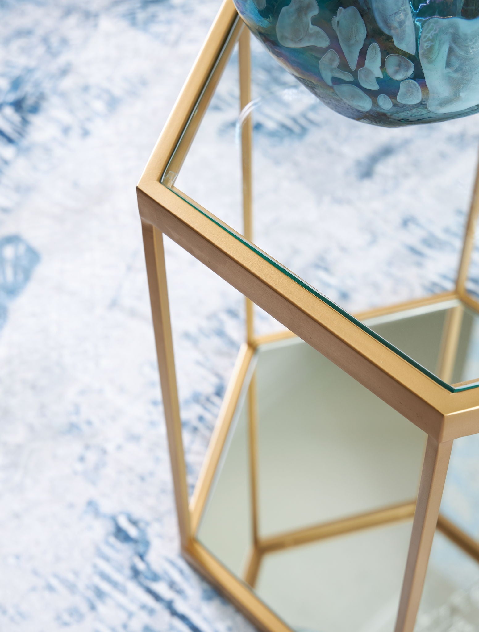 Veerwick - Gold Finish - Accent Cocktail Table - Urban Living Furniture (Los Angeles, CA)