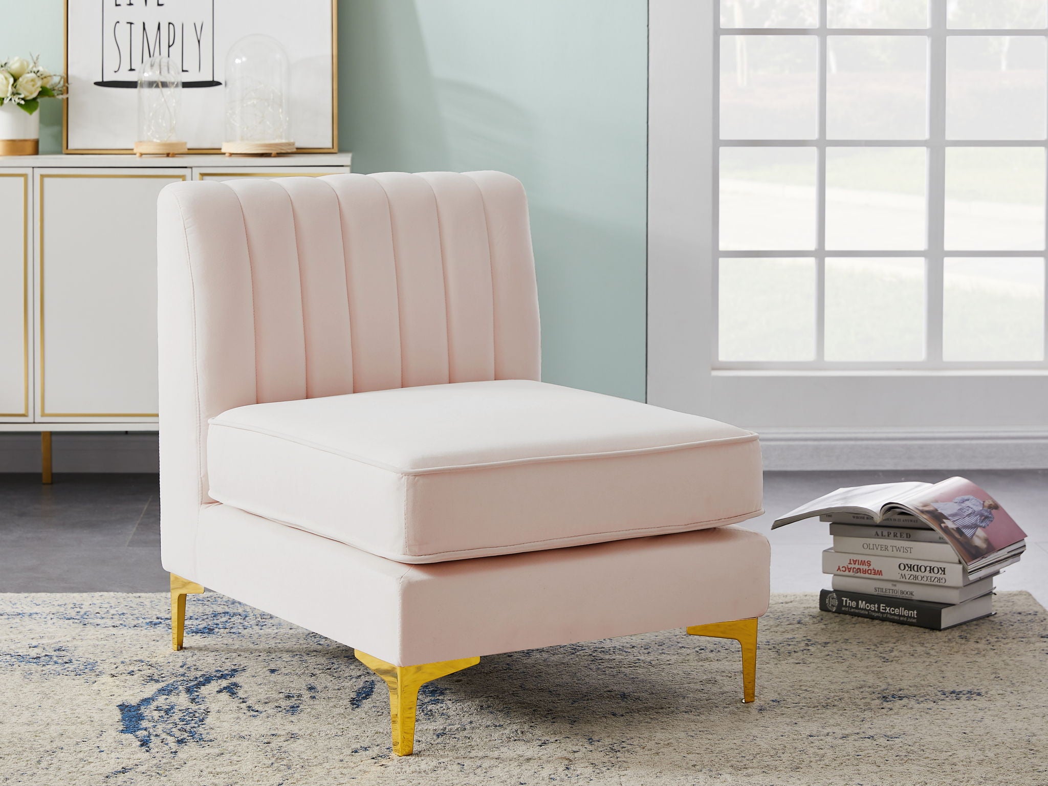 Alina - Armless Chair - Urban Living Furniture (Los Angeles, CA)
