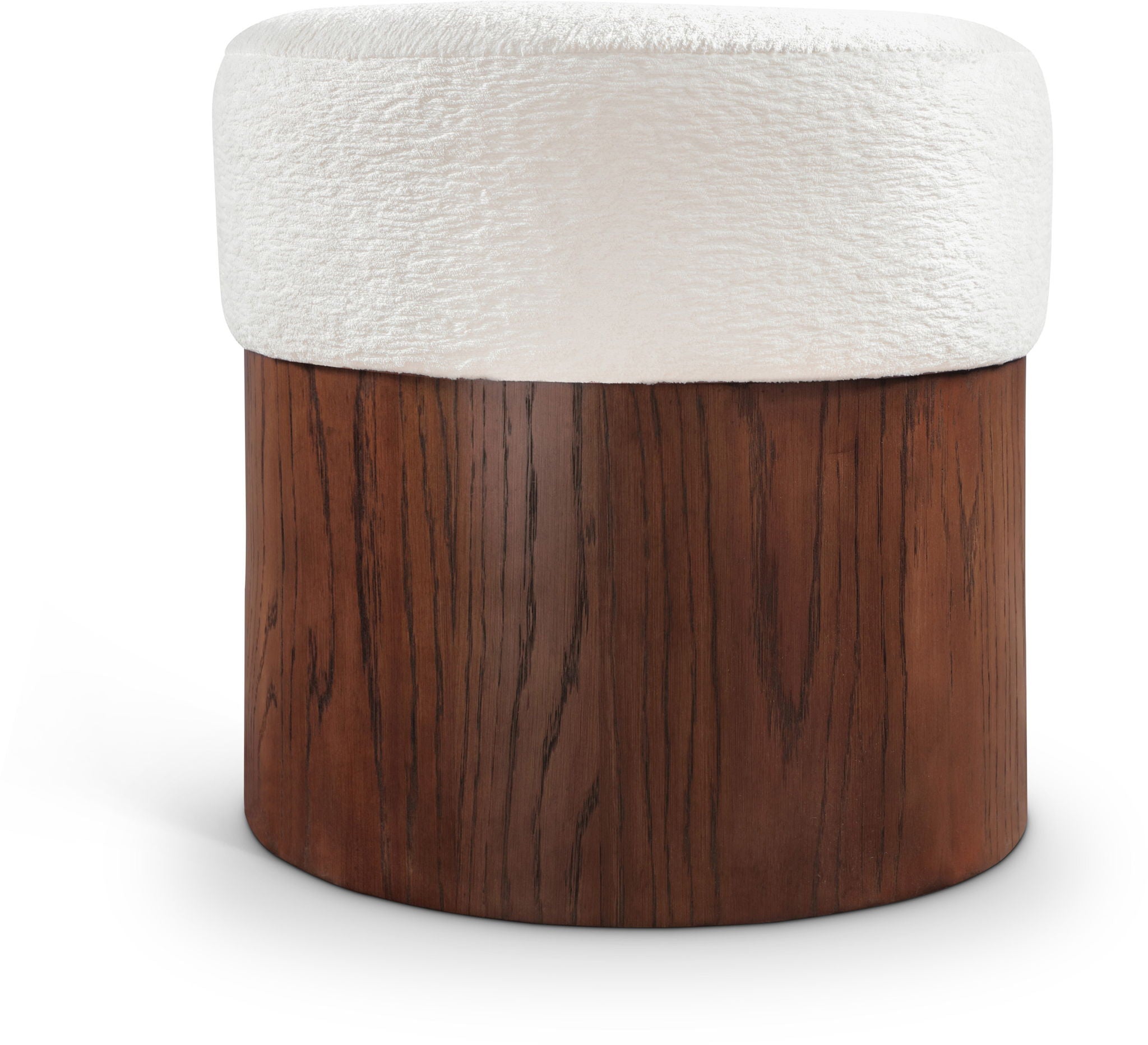 Nimes - Ottoman / Stool With Brown Base - Urban Living Furniture (Los Angeles, CA)