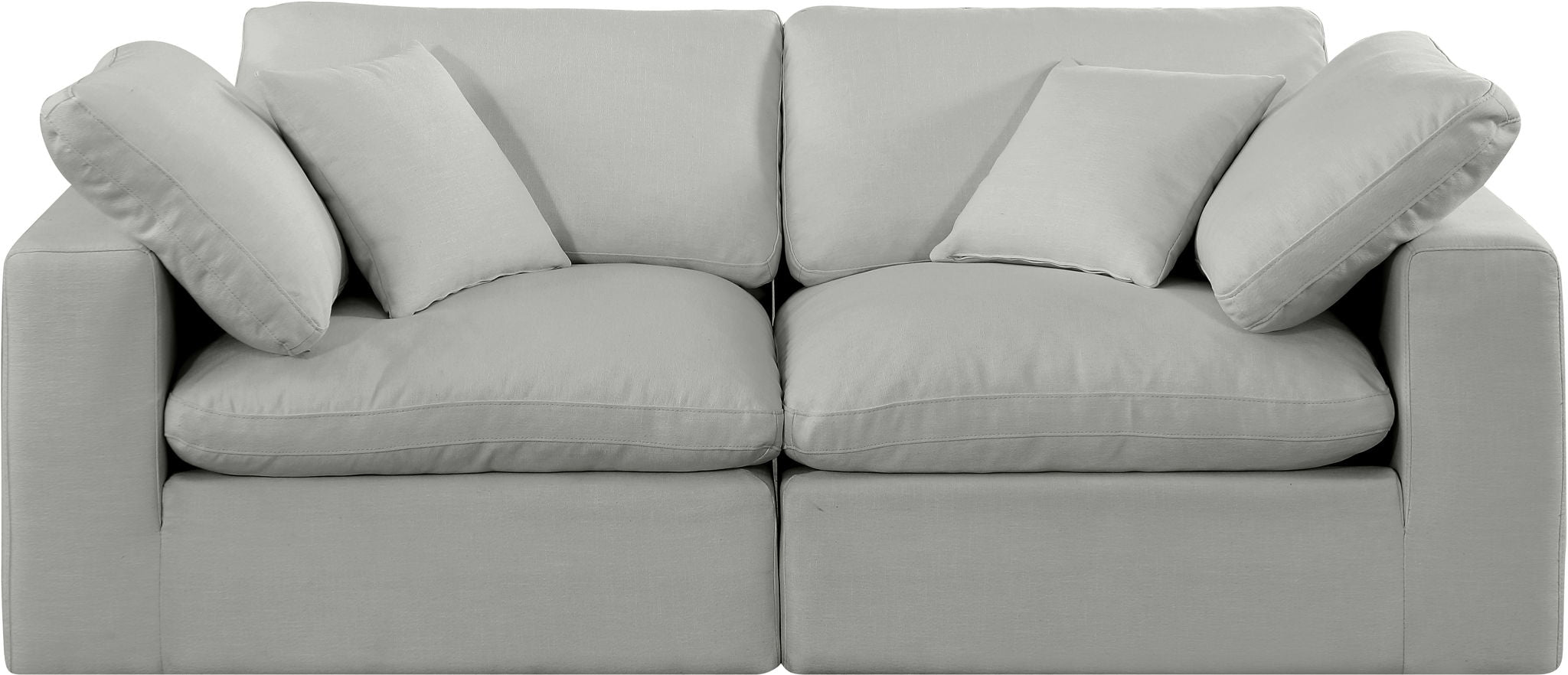 Comfy - Linen Modular Sofa 2 Seats - Urban Living Furniture (Los Angeles, CA)
