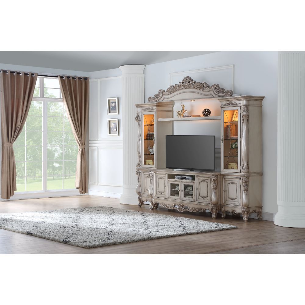 Gorsedd - Entertainment Center - Antique White - Urban Living Furniture (Los Angeles, CA)