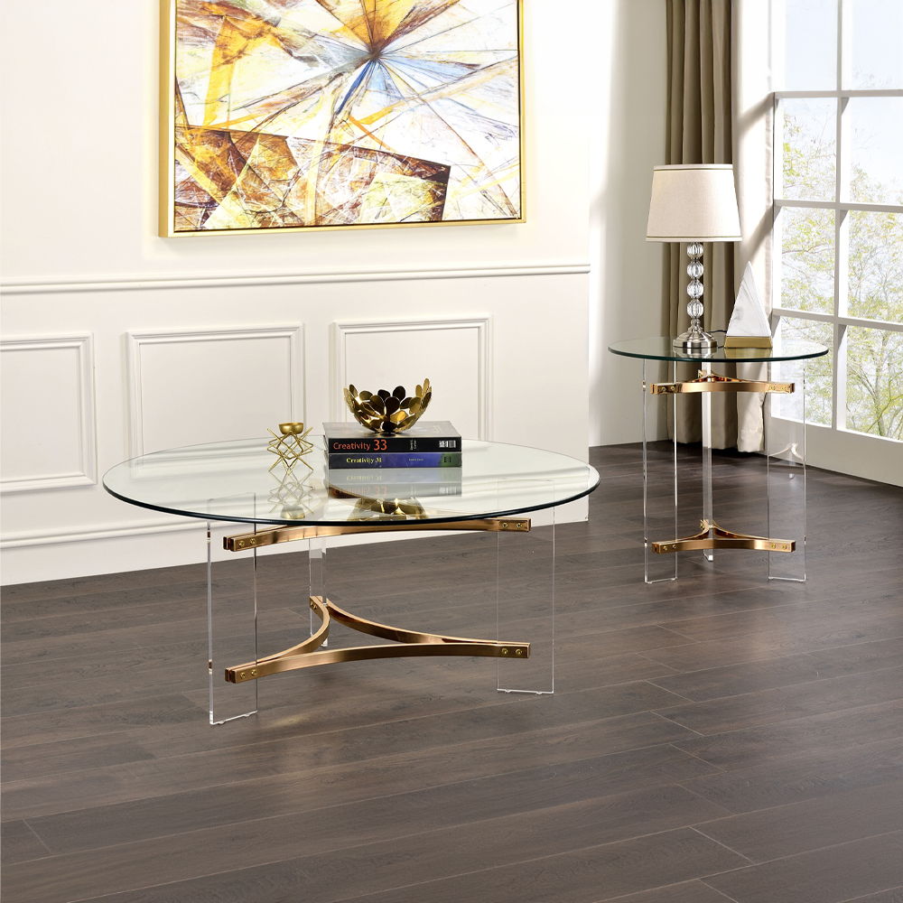 Sosi - End Table - Gold - Urban Living Furniture (Los Angeles, CA)