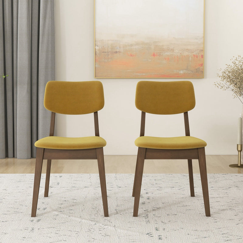 Carlos - Solid Back Side Chair (Set of 2)