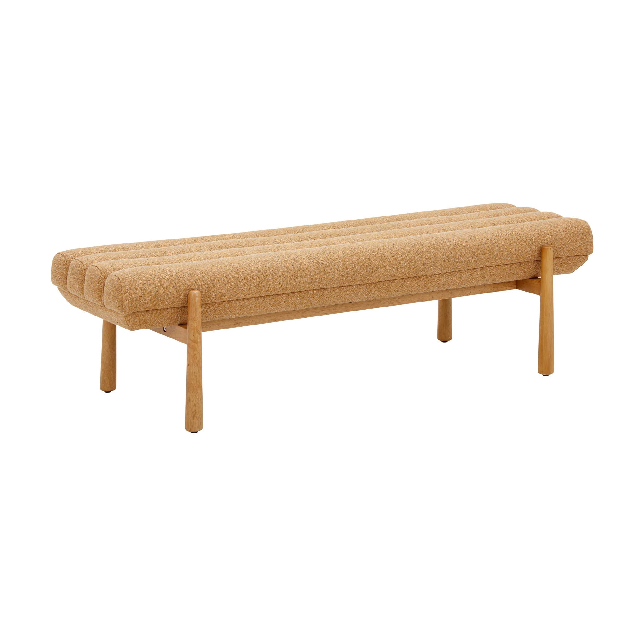 Julianna - Heavy Linen Bench - Sunflower Yellow - Urban Living Furniture (Los Angeles, CA)