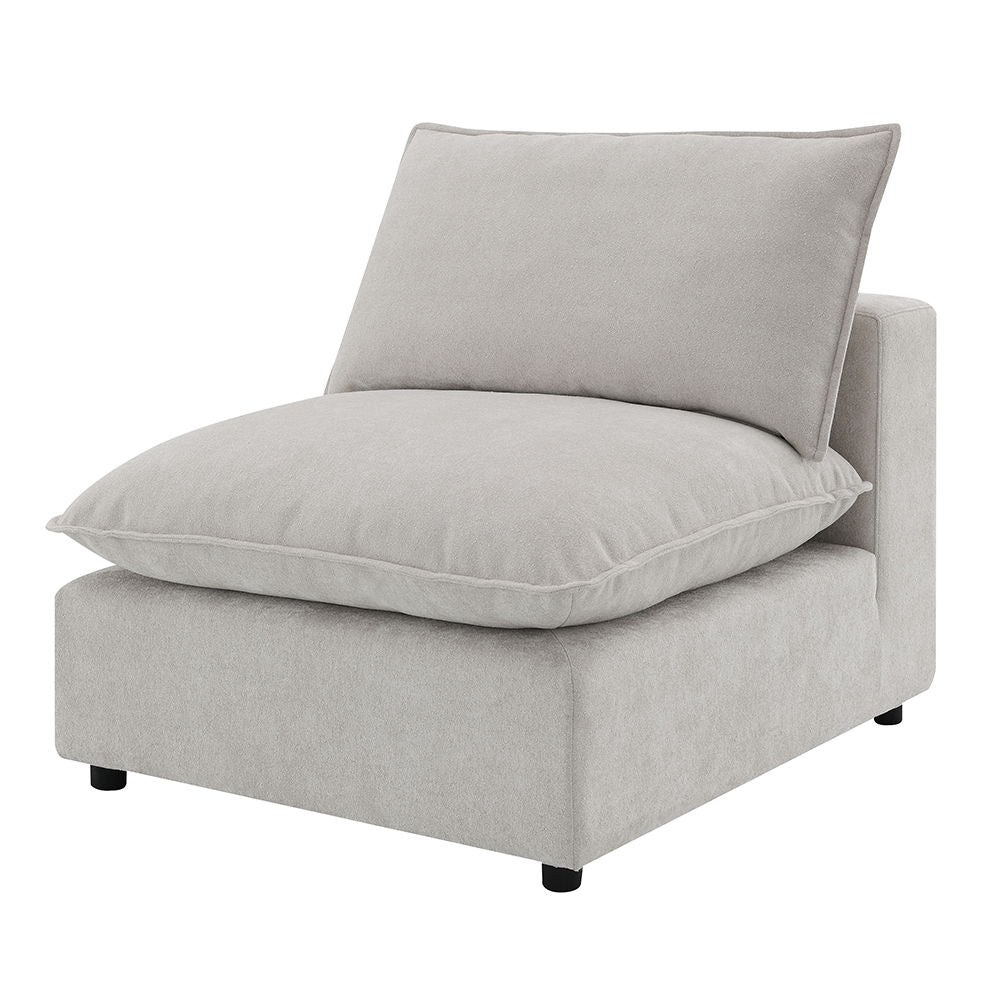 Marisa - Modular Armless Chair - Beige Boucle - Urban Living Furniture (Los Angeles, CA)