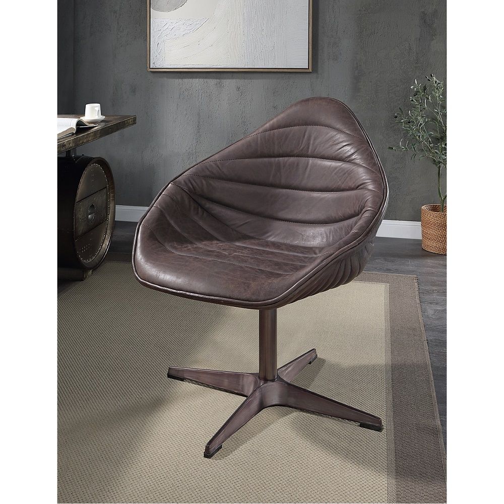 Pipino - Accent Chair With Swivel - Antique Ebony - Urban Living Furniture (Los Angeles, CA)