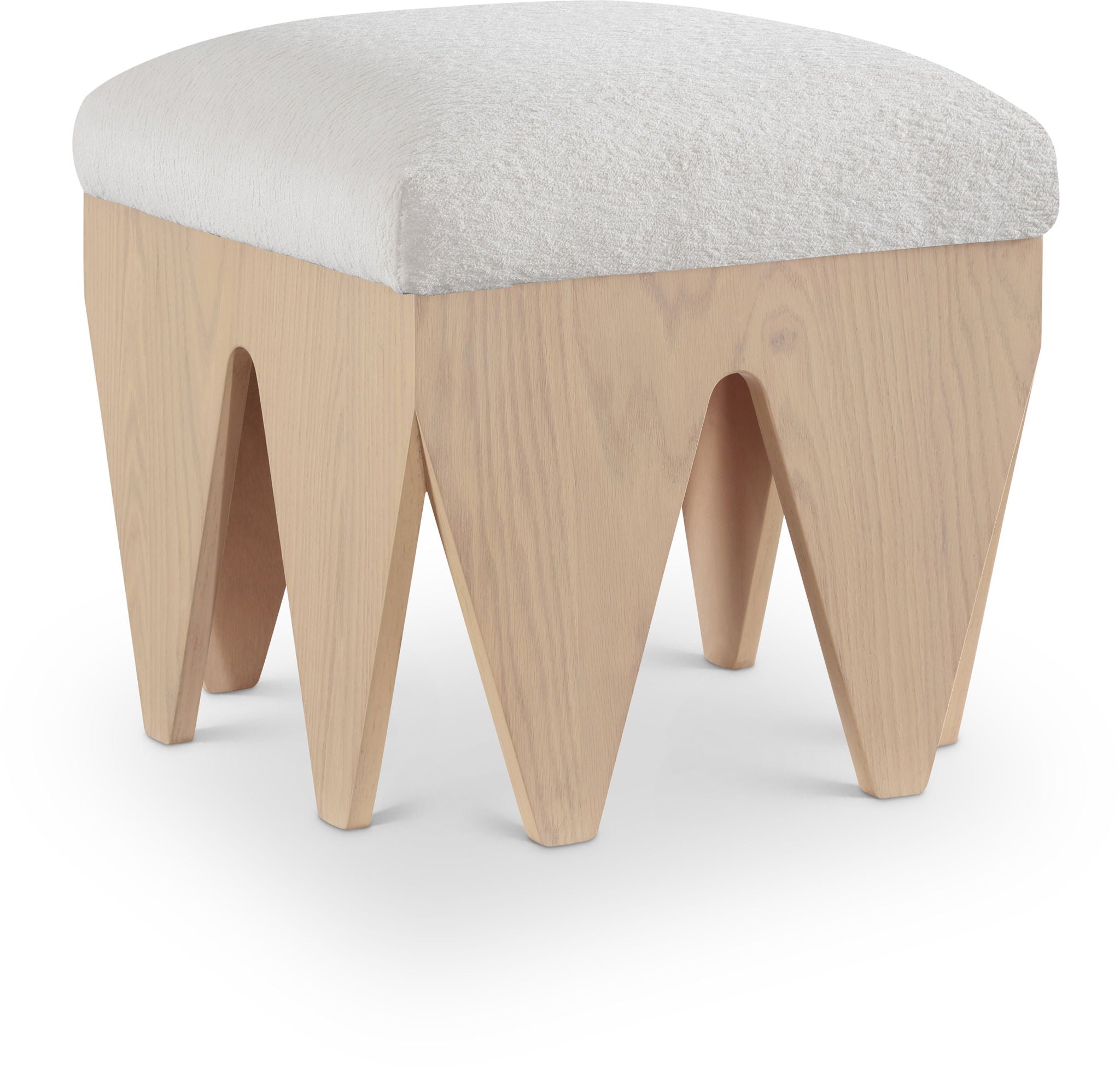 Altair - Fabric Bench - Light Brown Base - Urban Living Furniture (Los Angeles, CA)