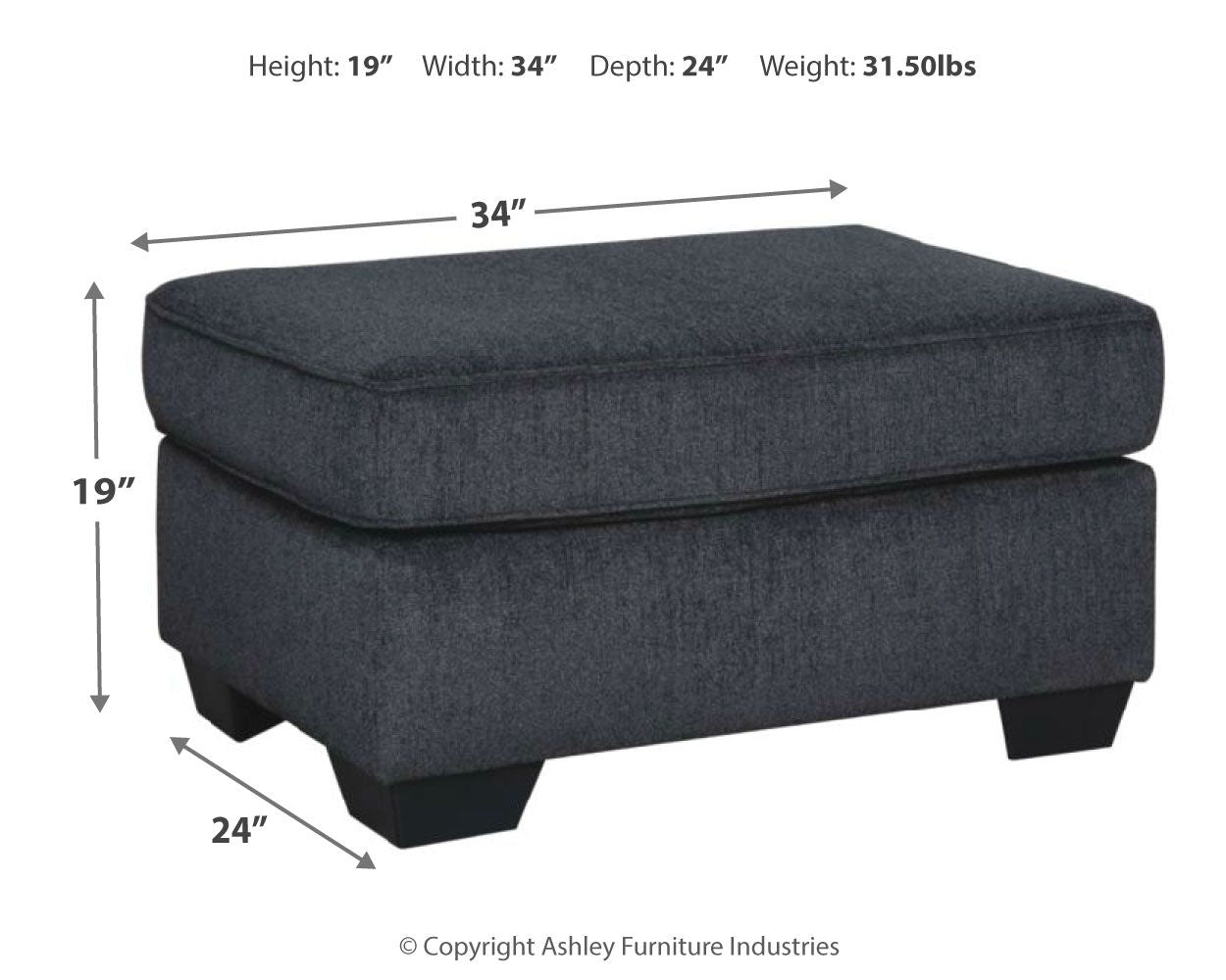 Altari - Ottoman - Urban Living Furniture (Los Angeles, CA)