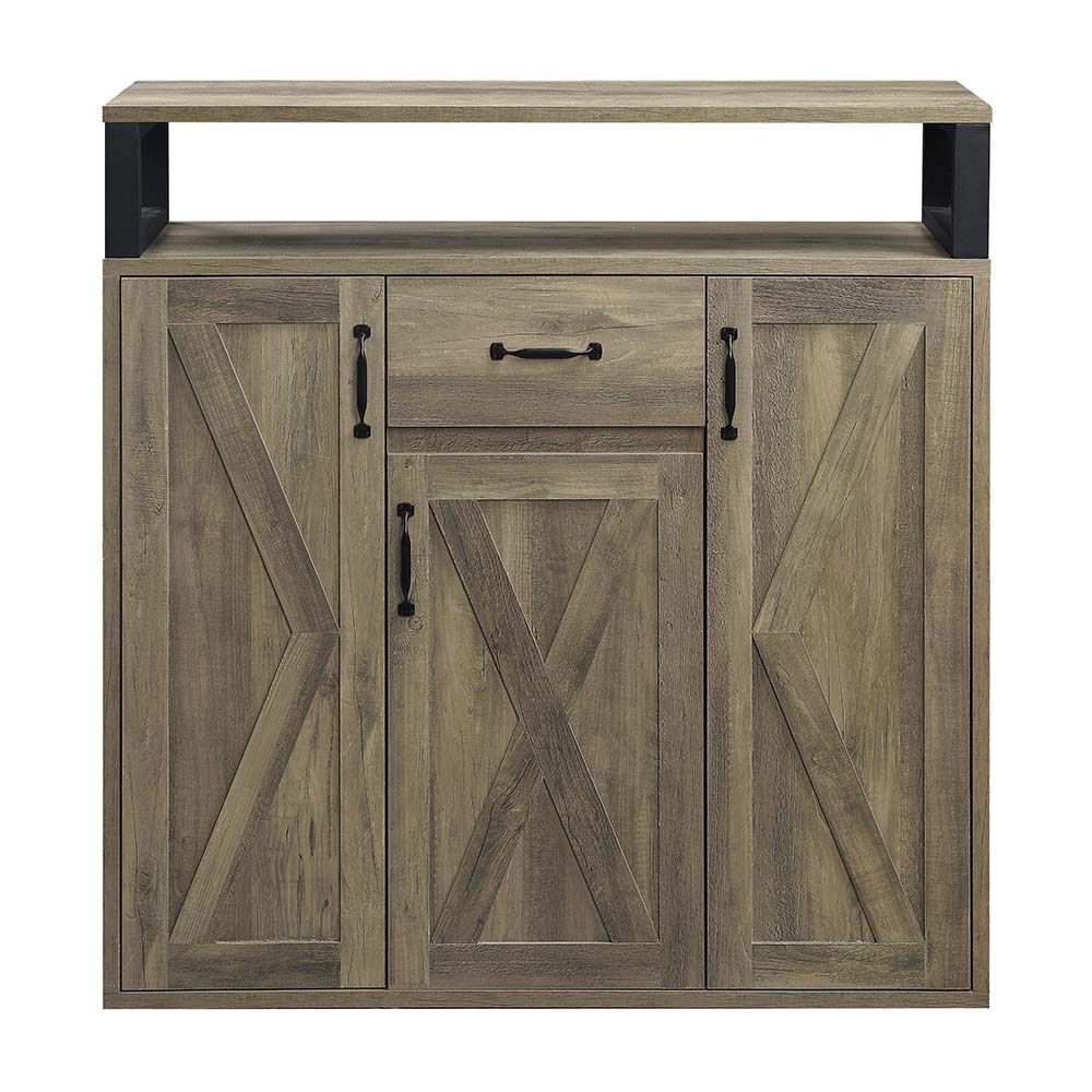 Abiram - Server - Rustic Oak Finish - Urban Living Furniture (Los Angeles, CA)