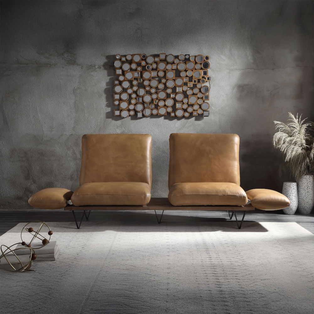 Narech - Sofa With Swivel - Nutmeg Top Grain Leather - Urban Living Furniture (Los Angeles, CA)