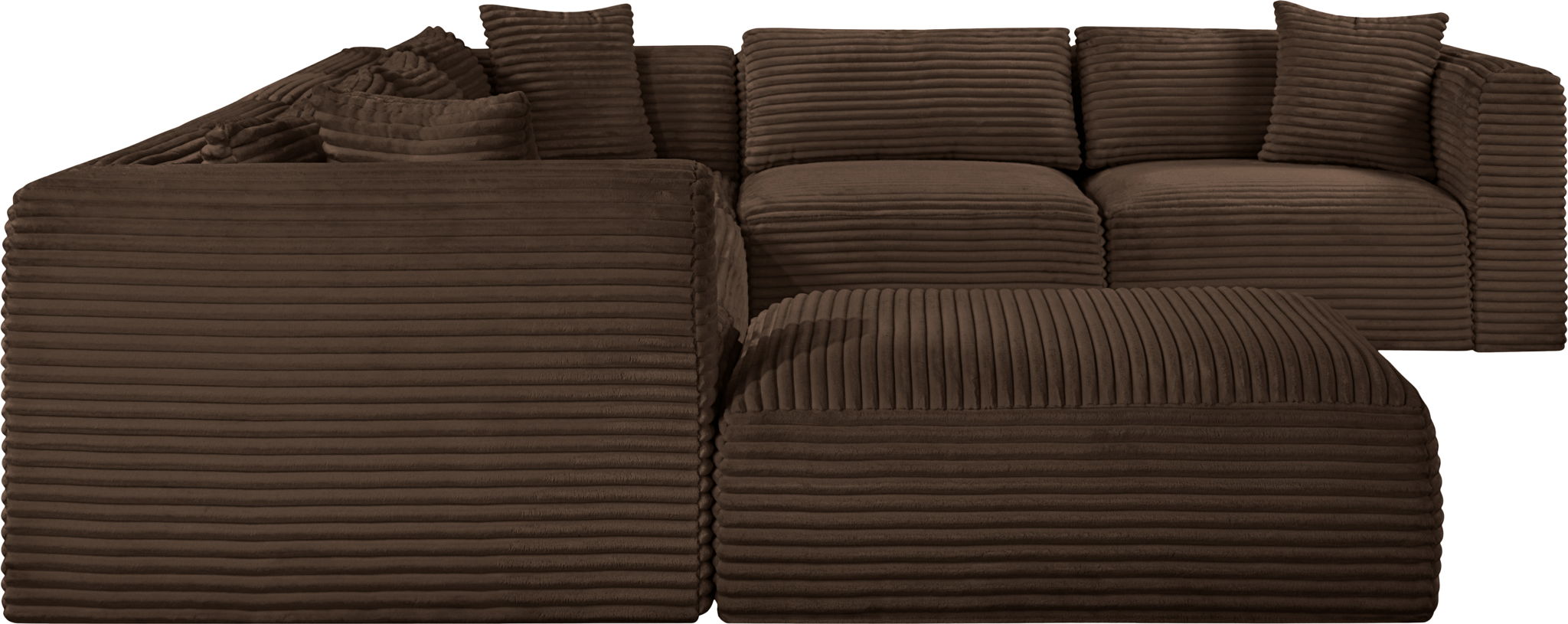 Shaggy - 7 Piece Modular U-Shaped Sectional With Ottoman - Urban Living Furniture (Los Angeles, CA)