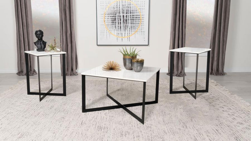 Tobin - Marble Top Coffee And End Table Set