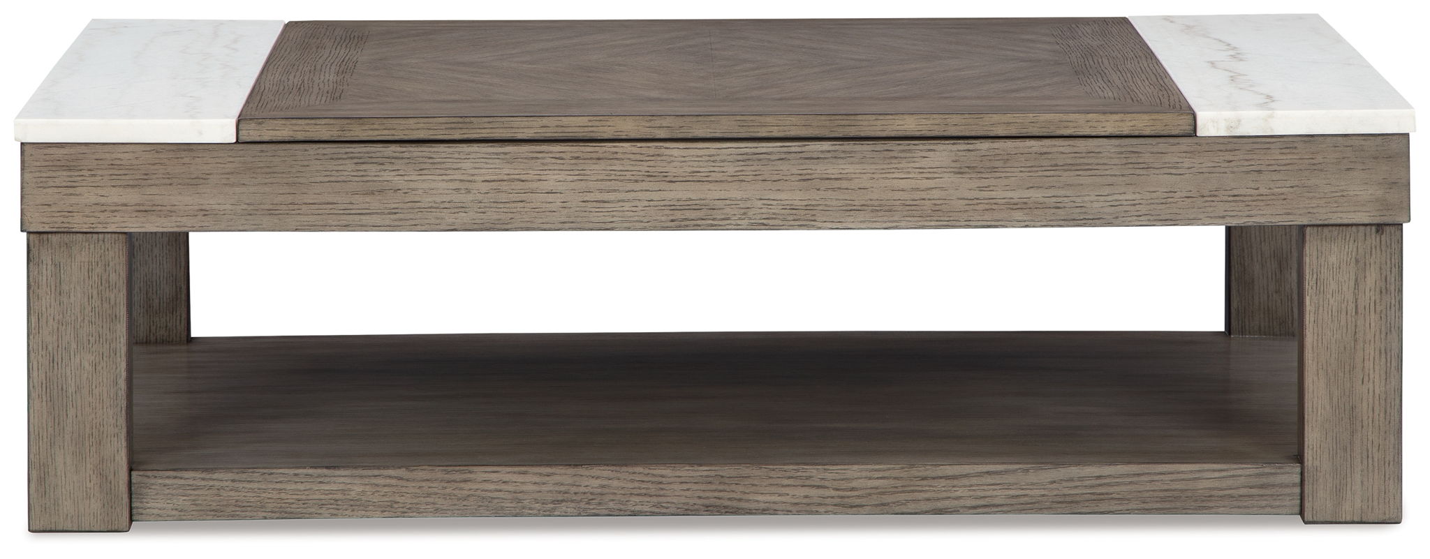 Loyaska - Grayish Brown / White - Lift Top Cocktail Table - Urban Living Furniture (Los Angeles, CA)