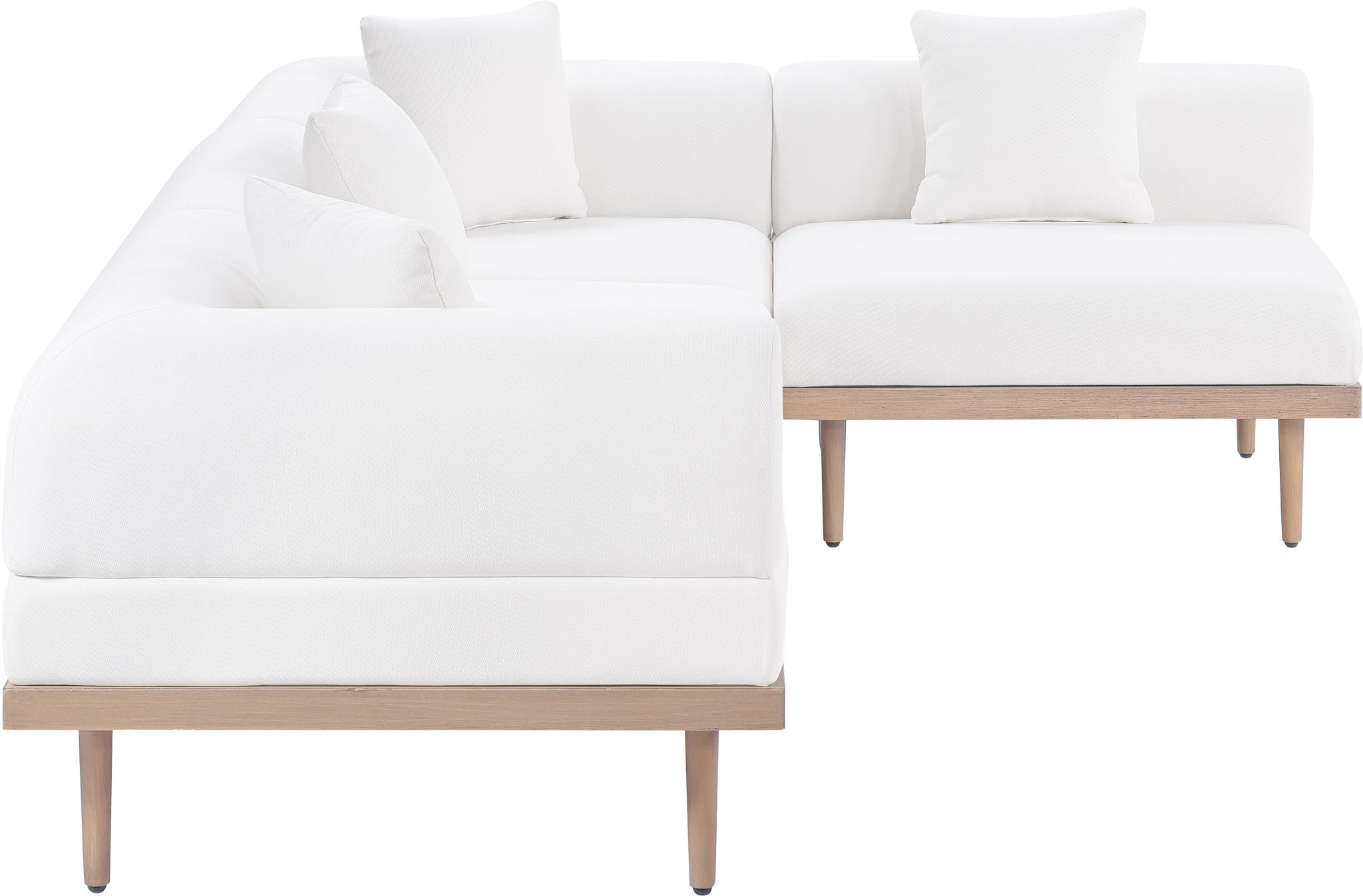 Laguna - 4 Piece 106.5" Upholstered Outdoor Patio Modular Sectional - Urban Living Furniture (Los Angeles, CA)