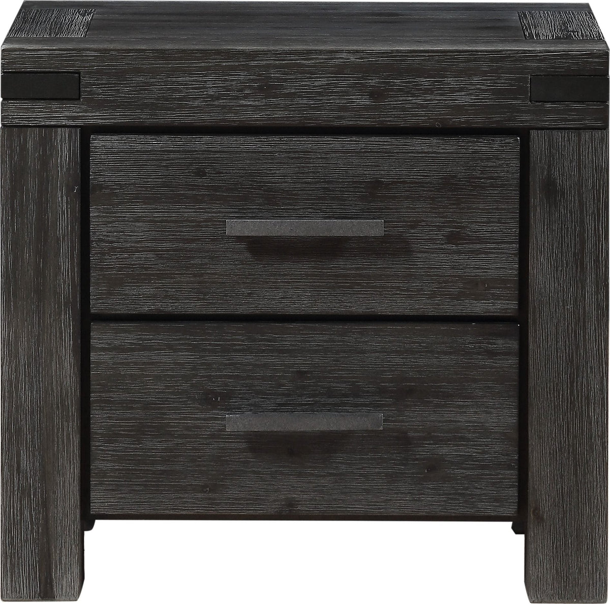 Meadow - Solid Wood Two Drawer Nightstand