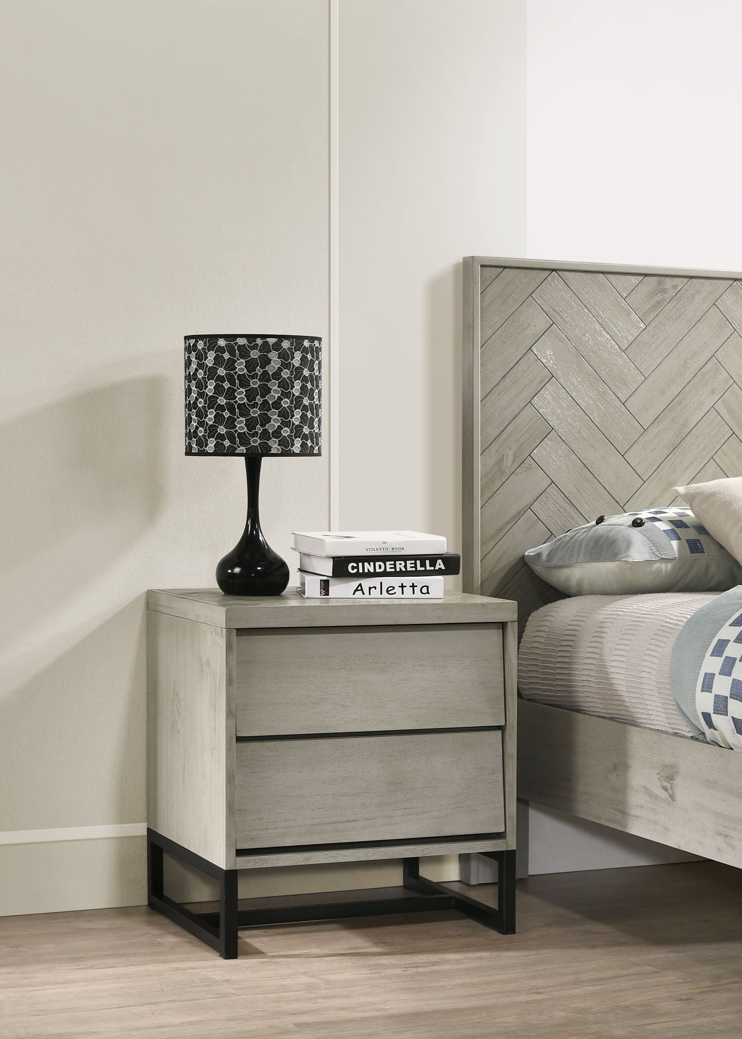 Weston - Night Stand - Gray Stone - Urban Living Furniture (Los Angeles, CA)