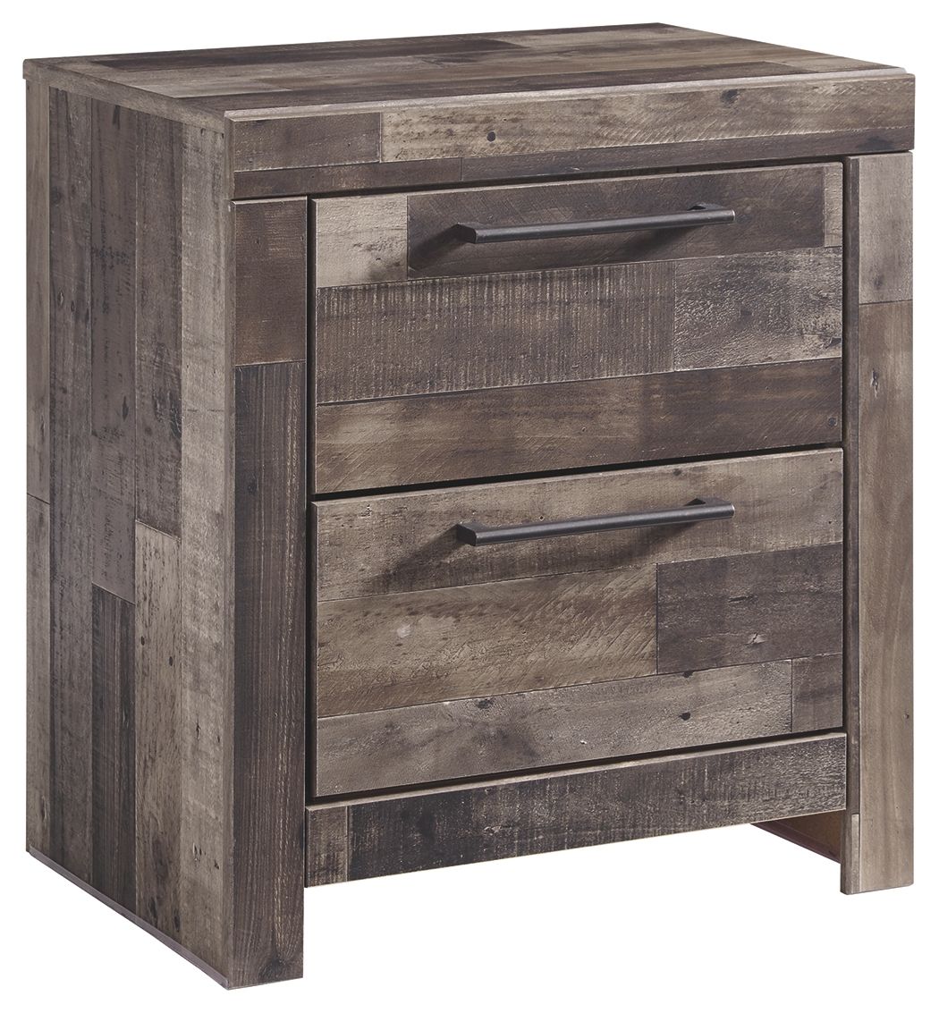 Derekson - Multi Gray - Two Drawer Night Stand - Urban Living Furniture (Los Angeles, CA)