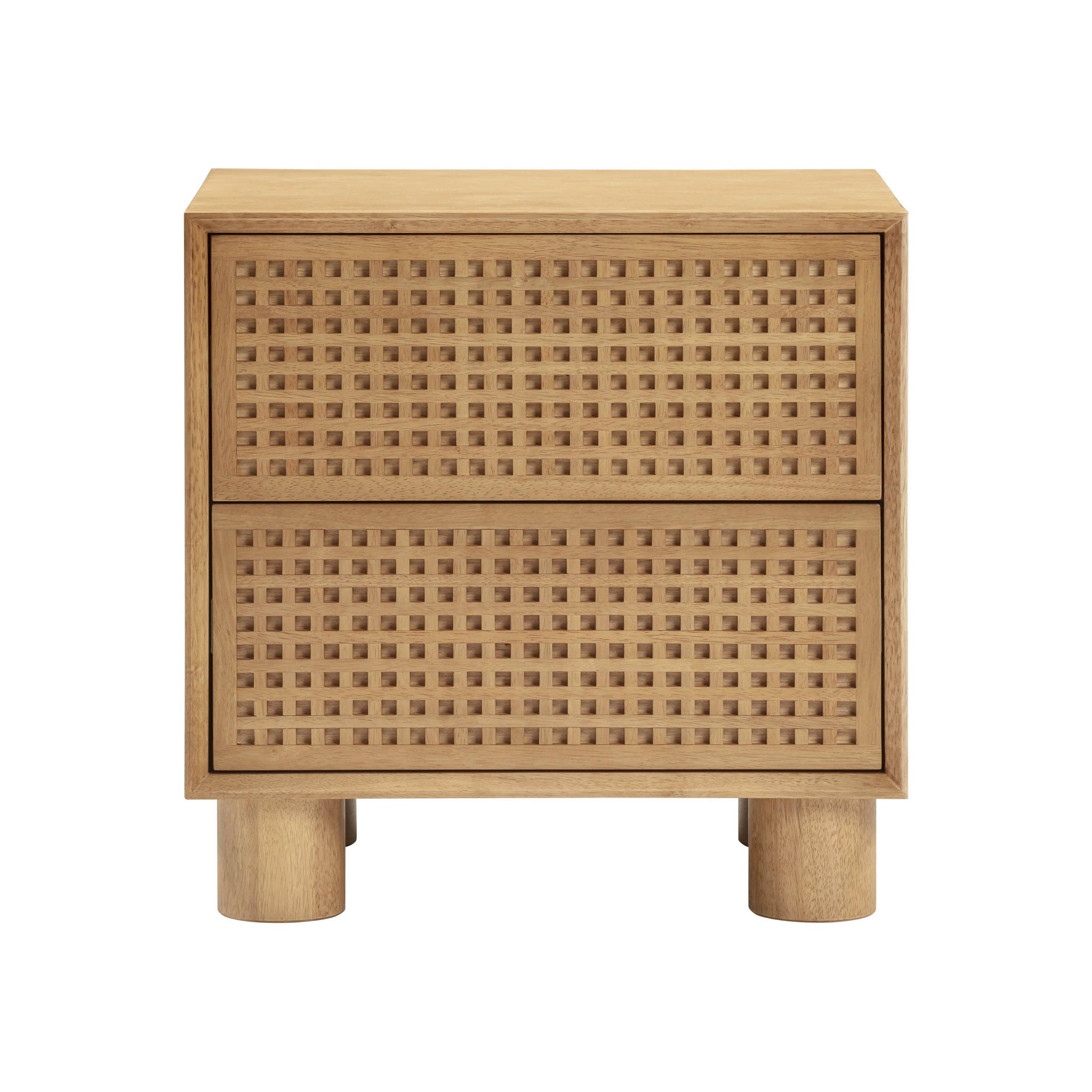 Miles - Rubberwood Nightstand - Natural - Urban Living Furniture (Los Angeles, CA)